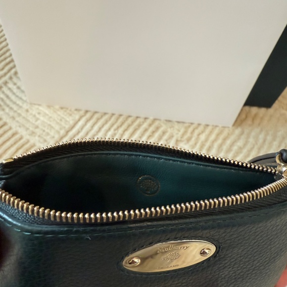 Mulberry leather coin pouch - Picture 4 of 6